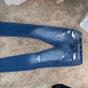 Hollister Ripped Skinny Jeans 32x32